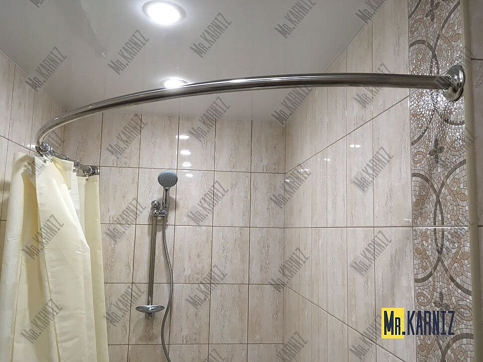 Карниз для ванны Balteco Duo Lumina 168х148 Усиленный 20 мм MrKARNIZ фото 7