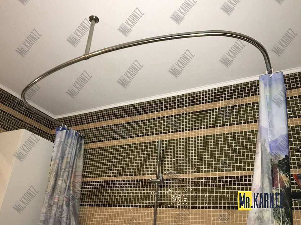 Карниз для ванны Balteco Gamma П-образный 160х71 Усиленный 20 мм MrKARNIZ фото 3
