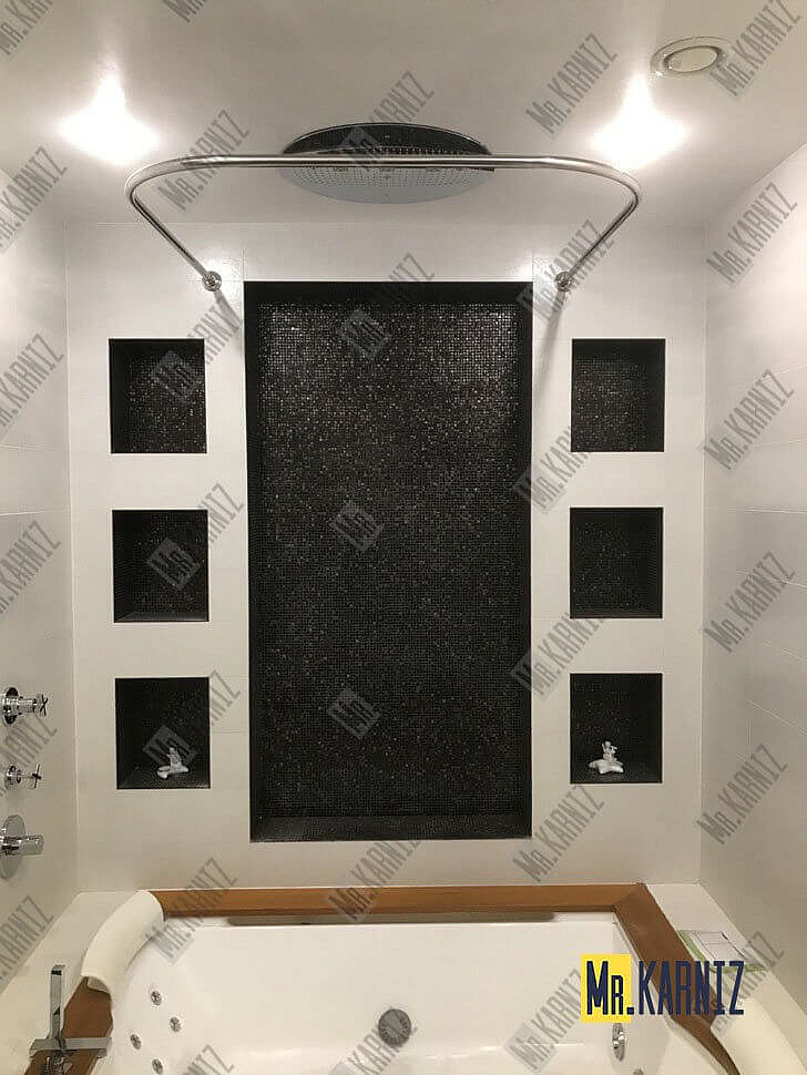 Карниз для ванны Balteco Gamma П-образный 160х71 Усиленный 20 мм MrKARNIZ фото 5