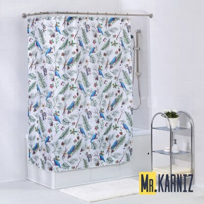 Штора для ванной Branches of Bird