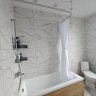 Штора для ванной ESSEN 180х200 см белая фото 35