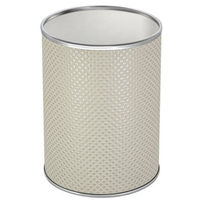 Ведро для мусора 3л открытое Geralis M-RWH-B Ромб