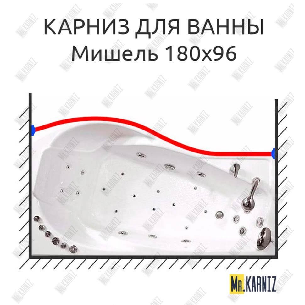 Карниз для ванны Triton Мишель Передний борт 180х96 Усиленный 20 мм MrKARNIZ Карниз для ванны Triton Мишель Передний борт 180х96 Усиленный 20 мм MrKARNIZ