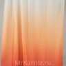 Штора для ванной Rosy dawn красная фото 2