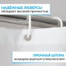 Штора для ванной ESSEN 180х180 см белая фото 3